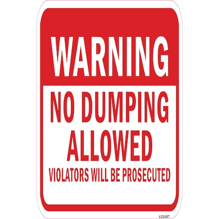 Signmission Safety Sign, 12 in Height, Aluminum, 18 in Length, 24677 A-1218-24677